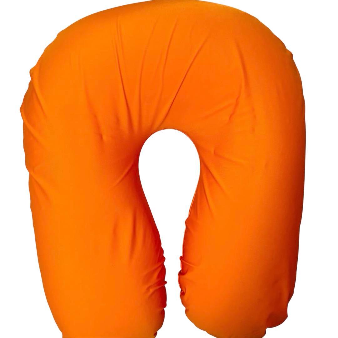 【美品】Yogibo Support U字型 オレンジ クッション 背もたれ