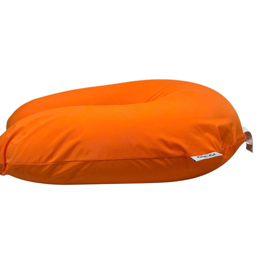 【美品】Yogibo Support U字型 オレンジ クッション 背もたれ