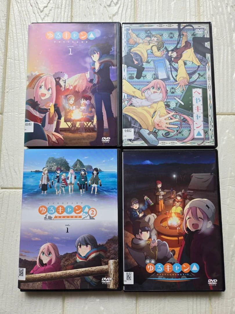 ゆるキャン　DVD　全巻セット　1期＋2期＋へやキャン＋映画　全14巻セット