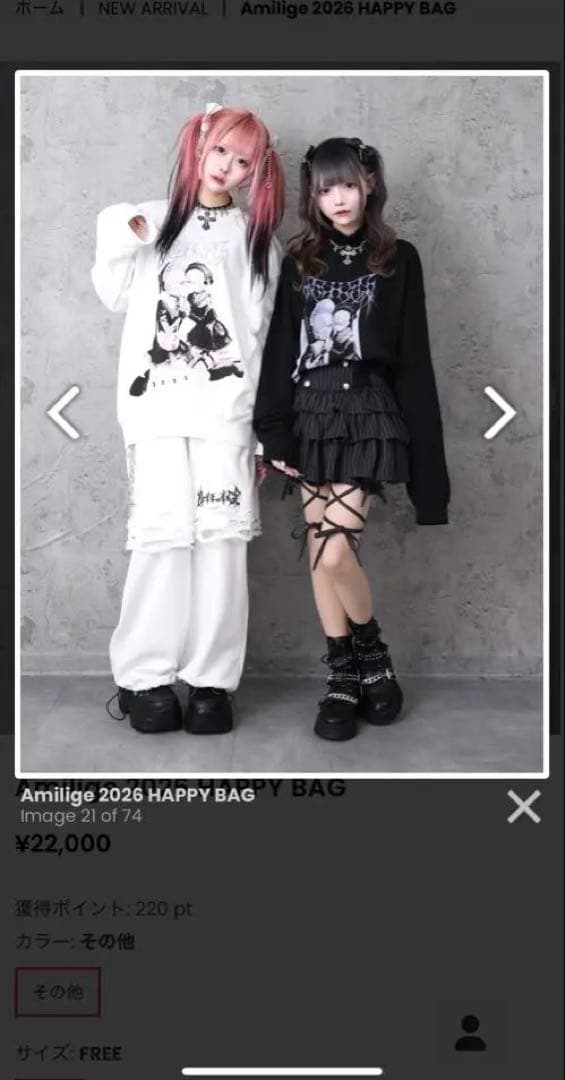 トップス Amilige 2026 HAPPY BAG