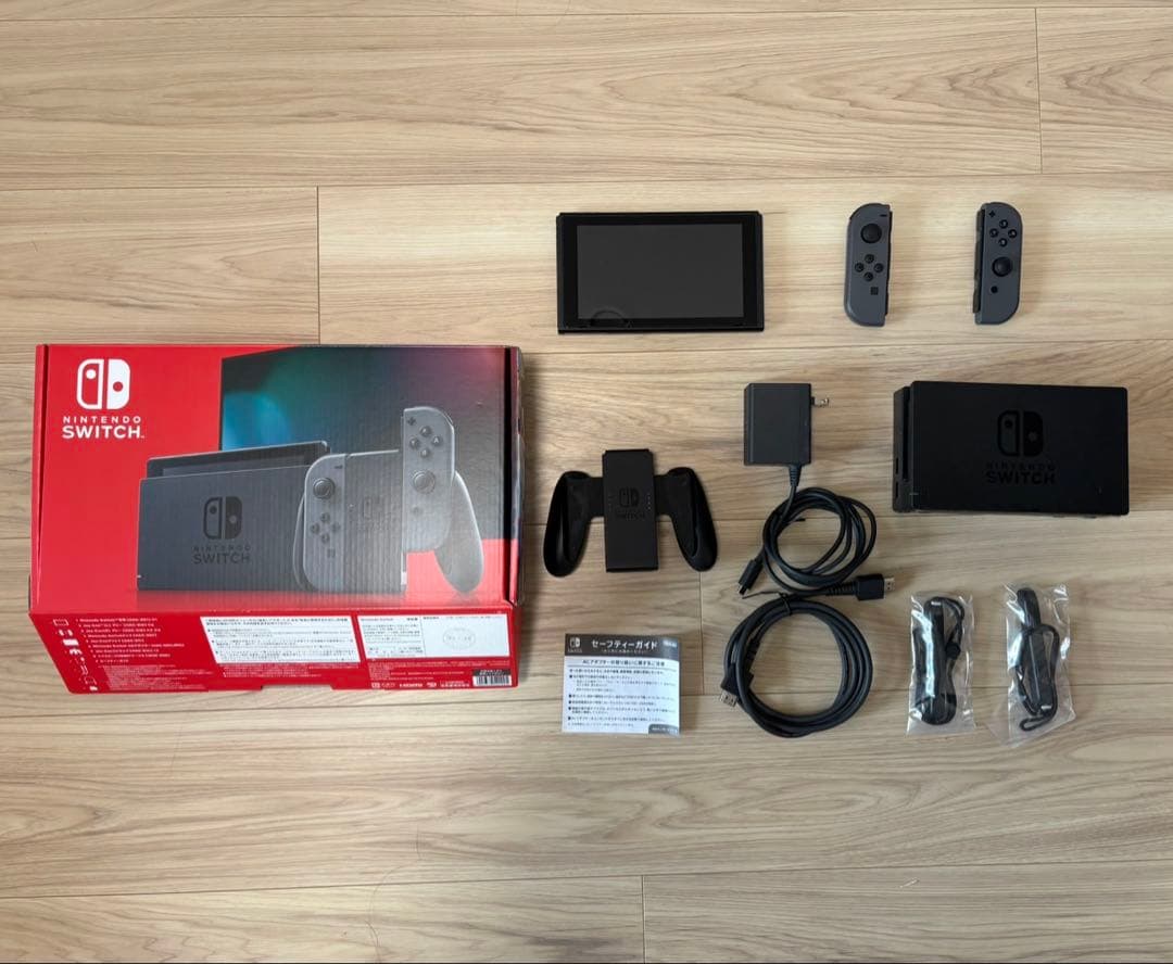 【美品】Nintendo Switch ブラック本体一式