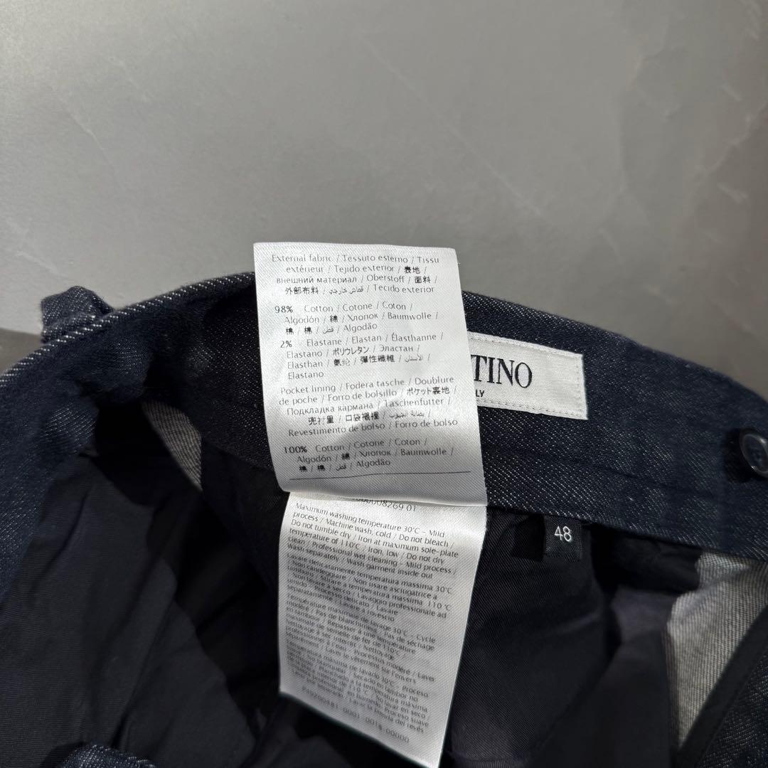 パンツ VALENTINO CROPED DENIM TROUSERS size48