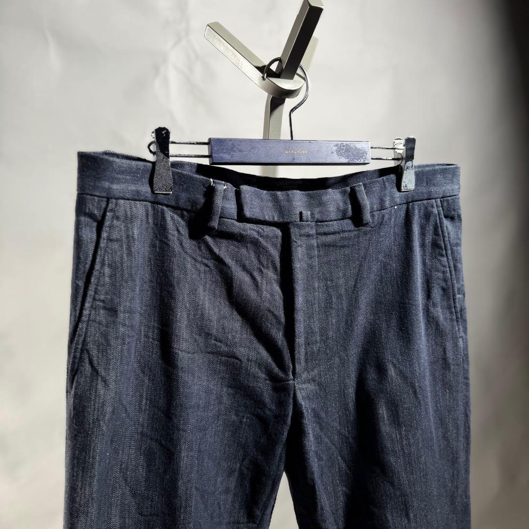 パンツ VALENTINO CROPED DENIM TROUSERS size48