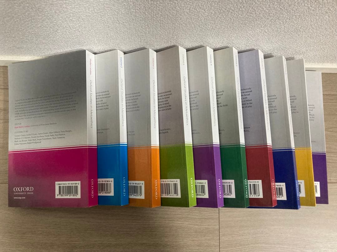 洋書 Oxford Studies in ethics volume 1-10