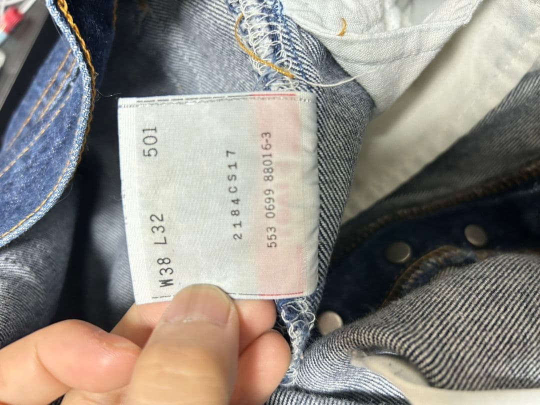 501 90s USA製真紺ほぼデッドストックw38