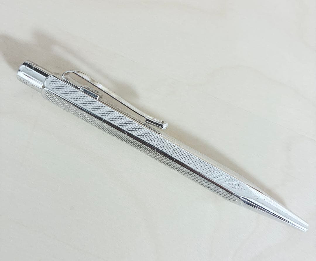 カランダッシュ　エクリドール　レトロ　ボールペン　シルバー