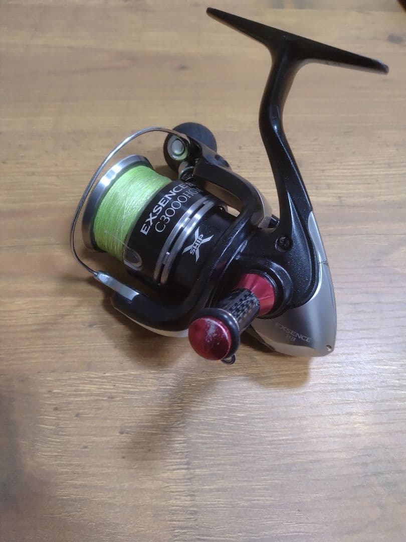 1日限定 EXSENCE C3000 スピニングリール グリーンライン付き