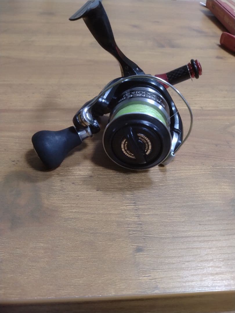 1日限定 EXSENCE C3000 スピニングリール グリーンライン付き
