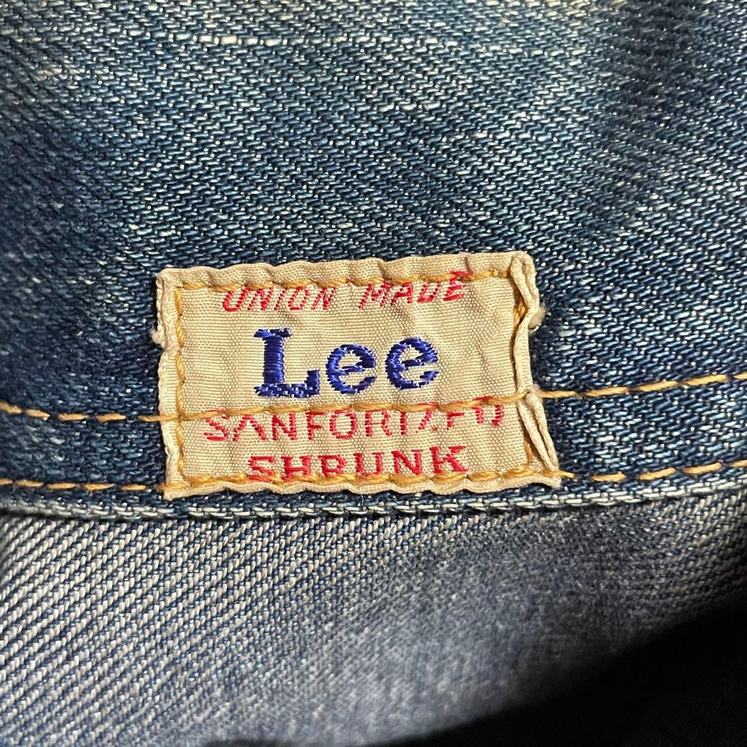 レア 白タグ 濃紺 Lee 復刻1st デニムジャケット 1011 cowboy