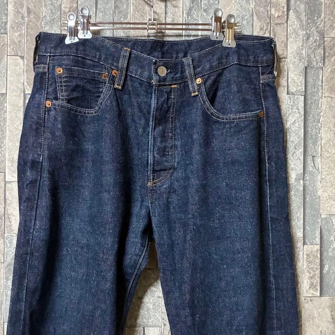 ✨極美品✨LEVI'S 501 赤耳 革パッチ W32 セルビッチデニム