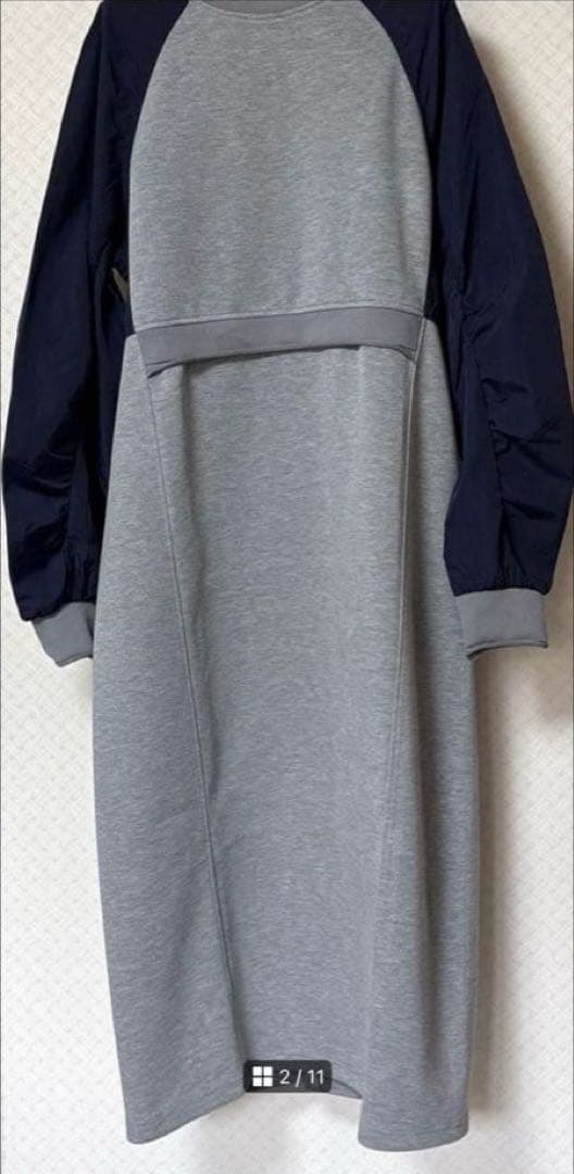 月曜日まで！！YAMADAYA Lusty ラグランスリーブ ワンピース M
