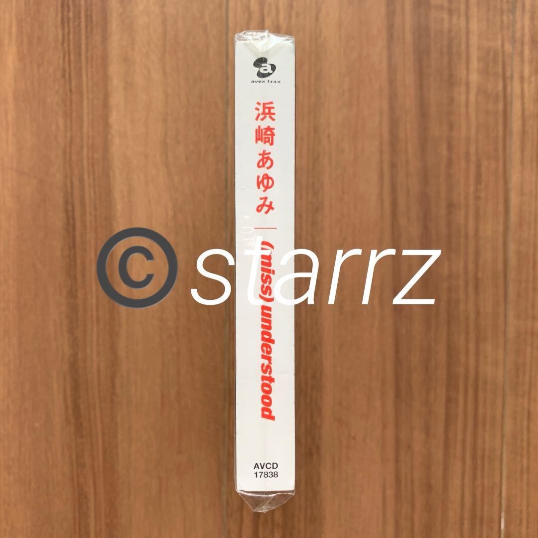 浜崎あゆみ (miss)understood 初回CD+写真集 初回販促シール付