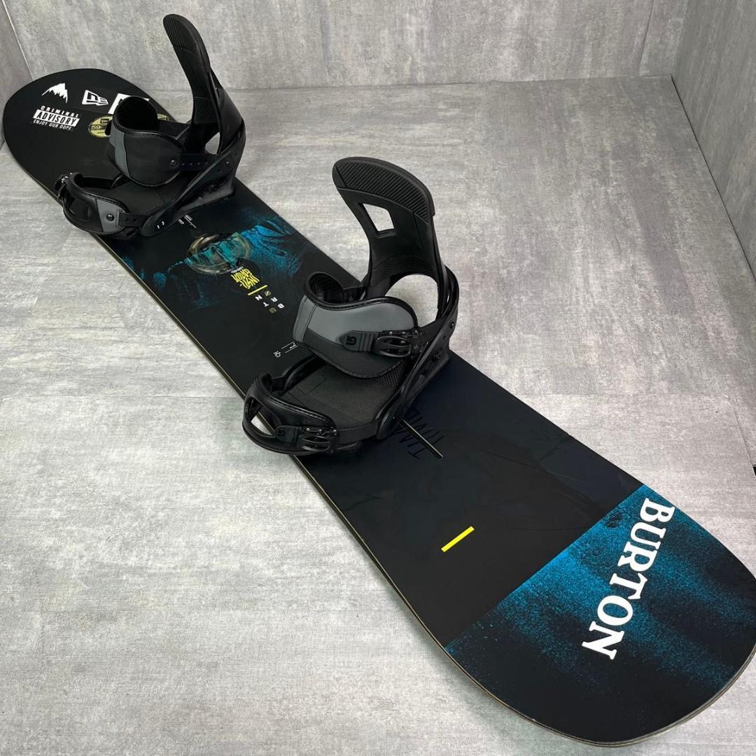 バートン INSTIGATOR 155cm メンズ スノーボード 3点セット