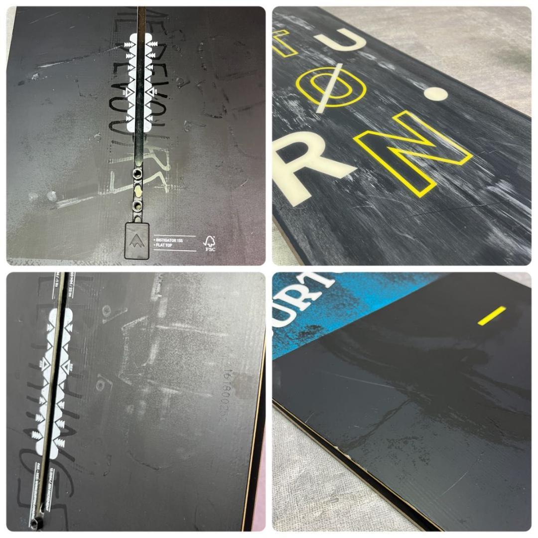 バートン INSTIGATOR 155cm メンズ スノーボード 3点セット
