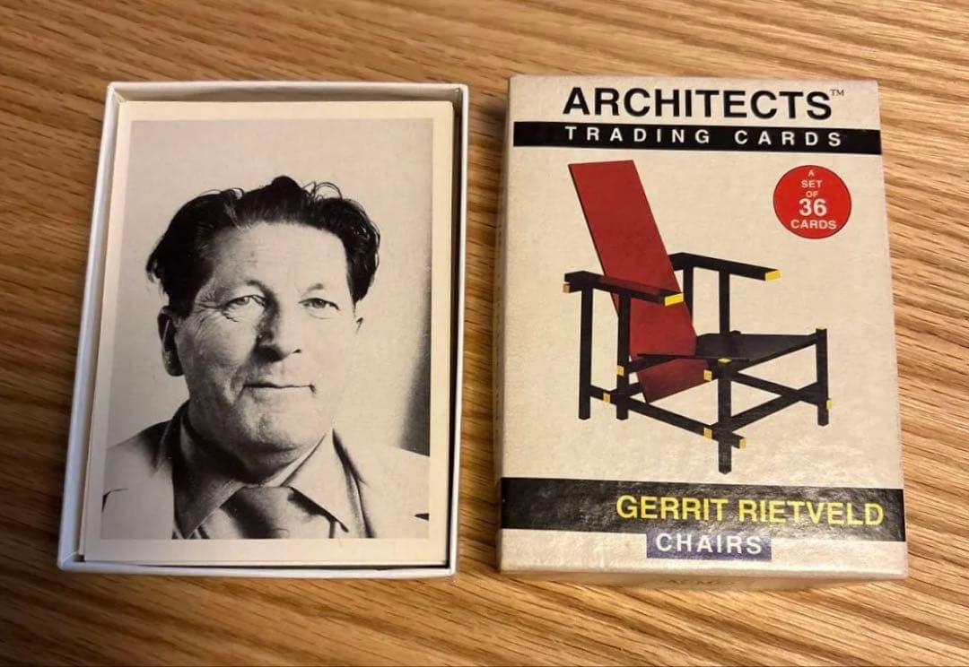 Gerrit Rietveld 椅子 トレーディングカード 36枚セット