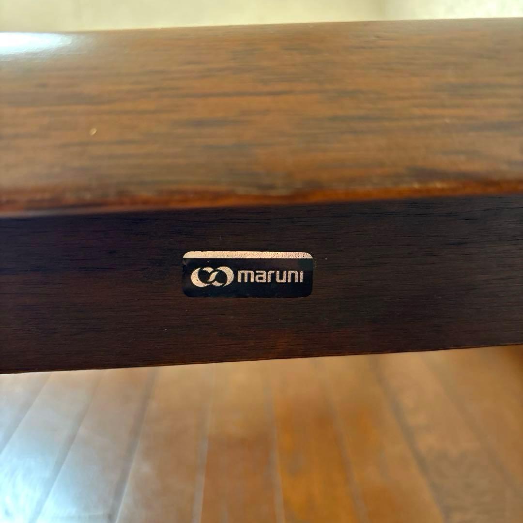 【良品】maruni センターテーブル ガラステーブル ローテーブル