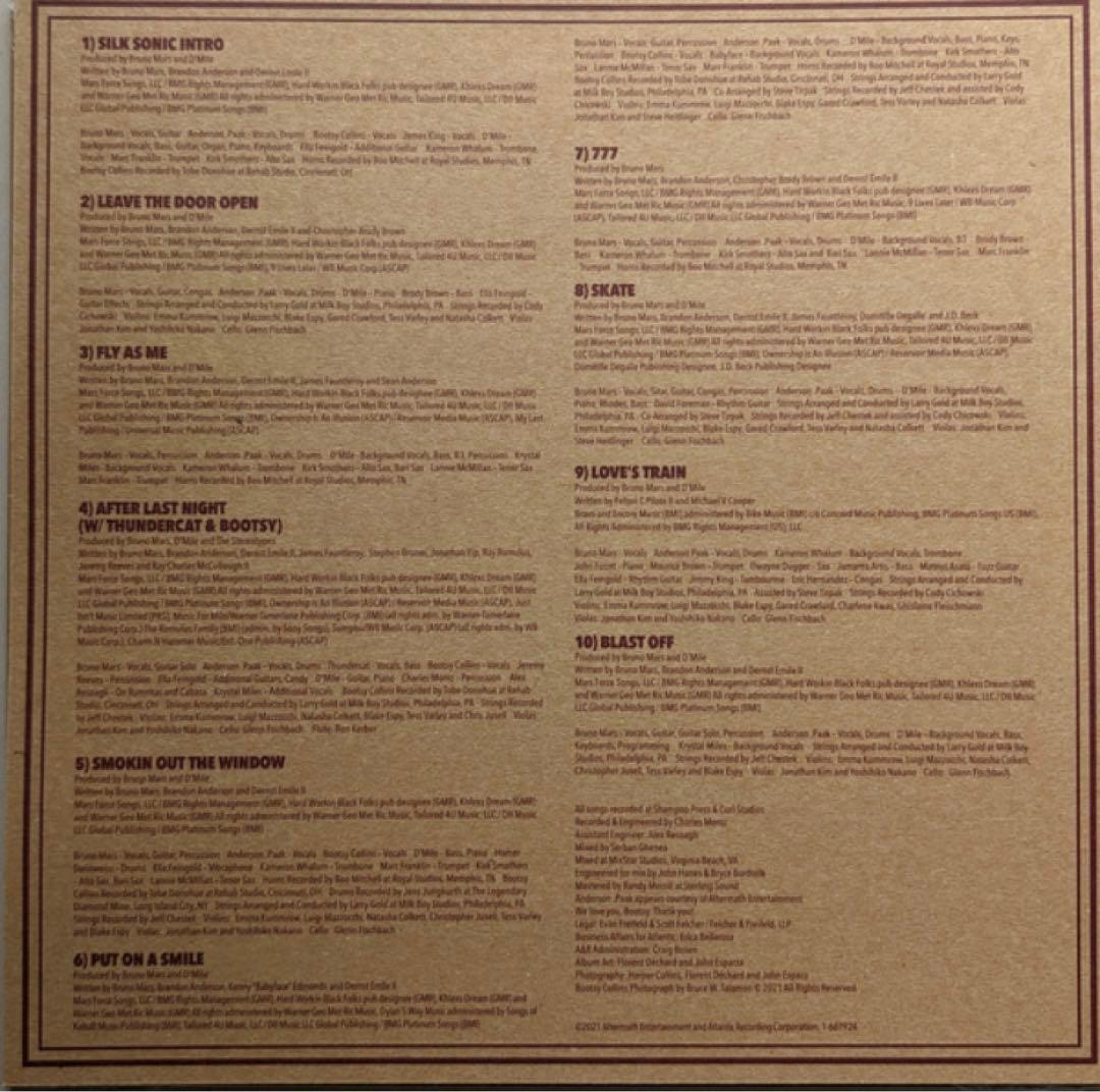 洋楽 silk sonic An Evening With Silk Sonic LP