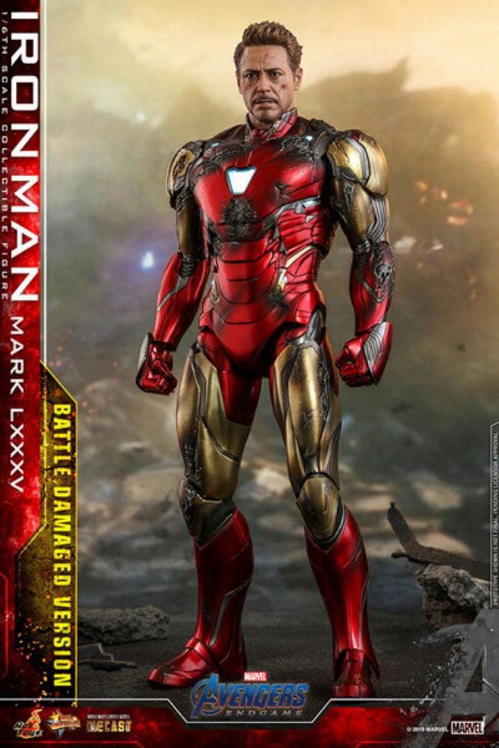 ムービー・マスターピース DIECAST アイアンマン85 バトルダメージ版