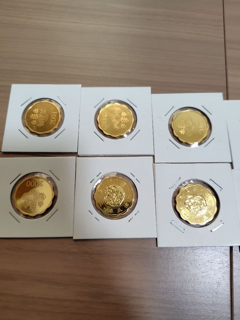 造幣局　純銀　年板　10枚　約70g