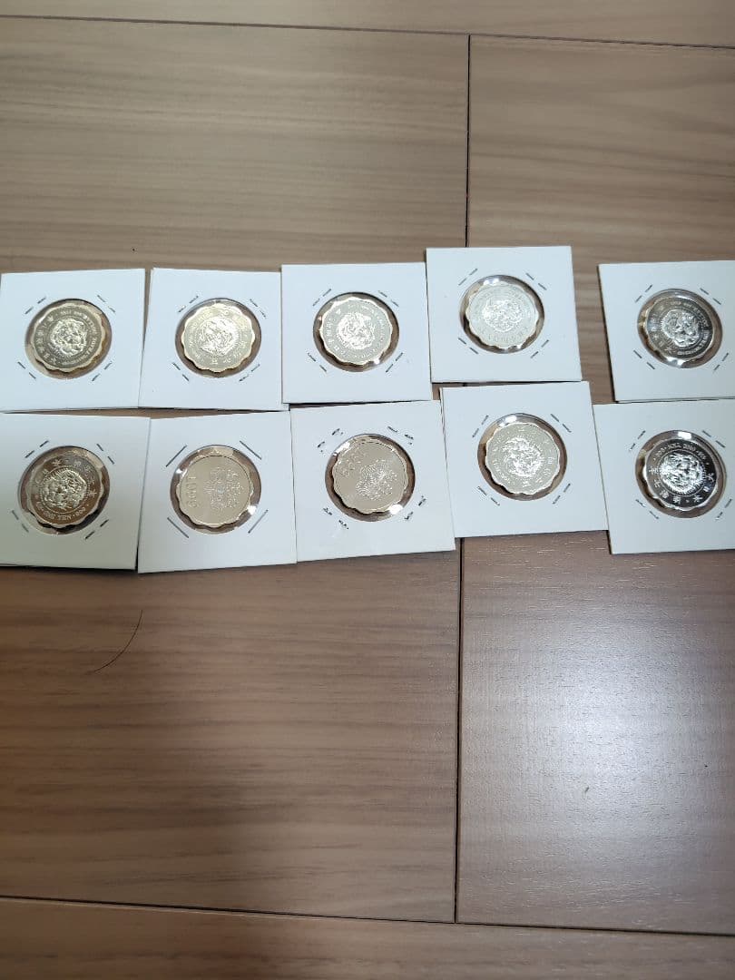 造幣局　純銀　年板　10枚　約70g