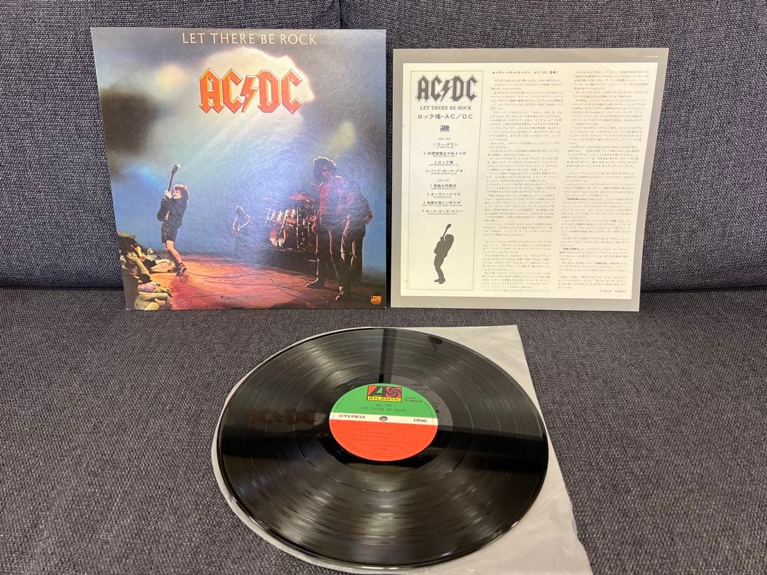AC/DC Let There Be Rock LP 洋楽　P-10412A