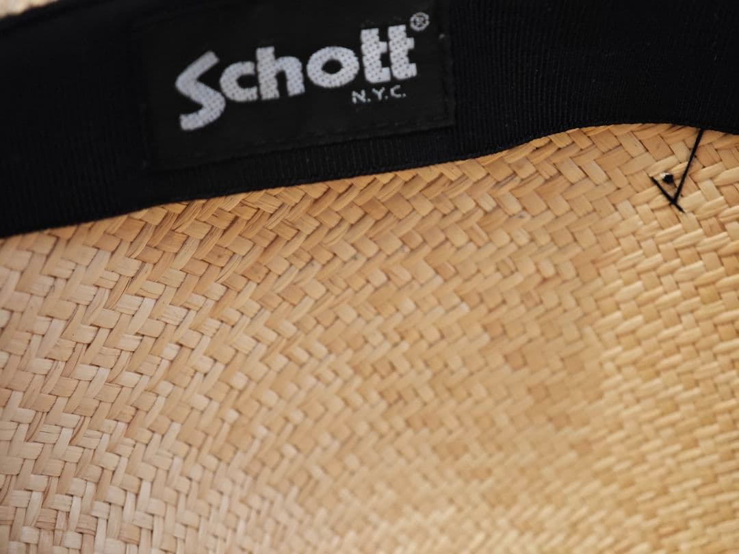 最終値下げ　Schott h.w.dog パナマハット　59