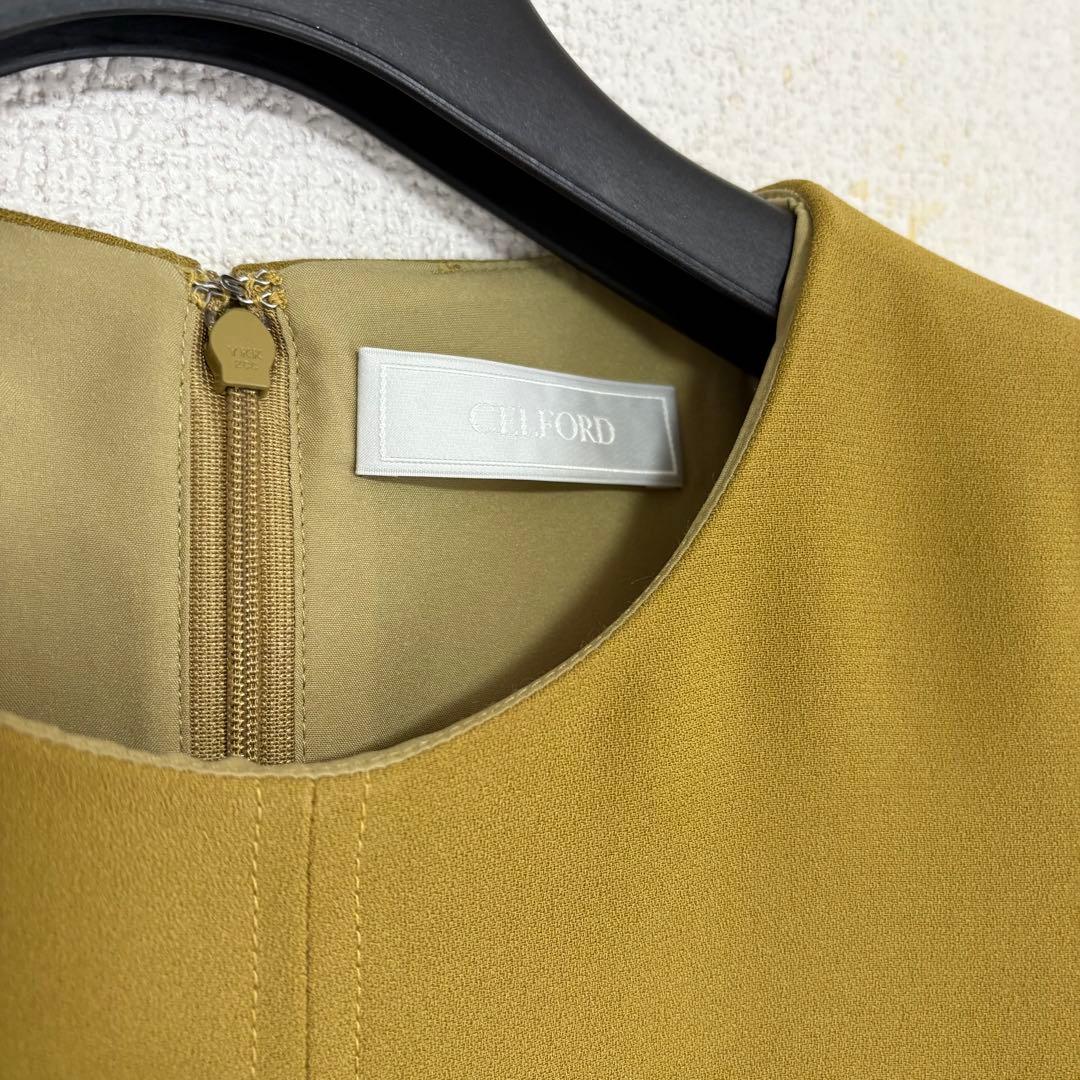 【新品未使用タグ付き】CELFORD/マント風ワンピース