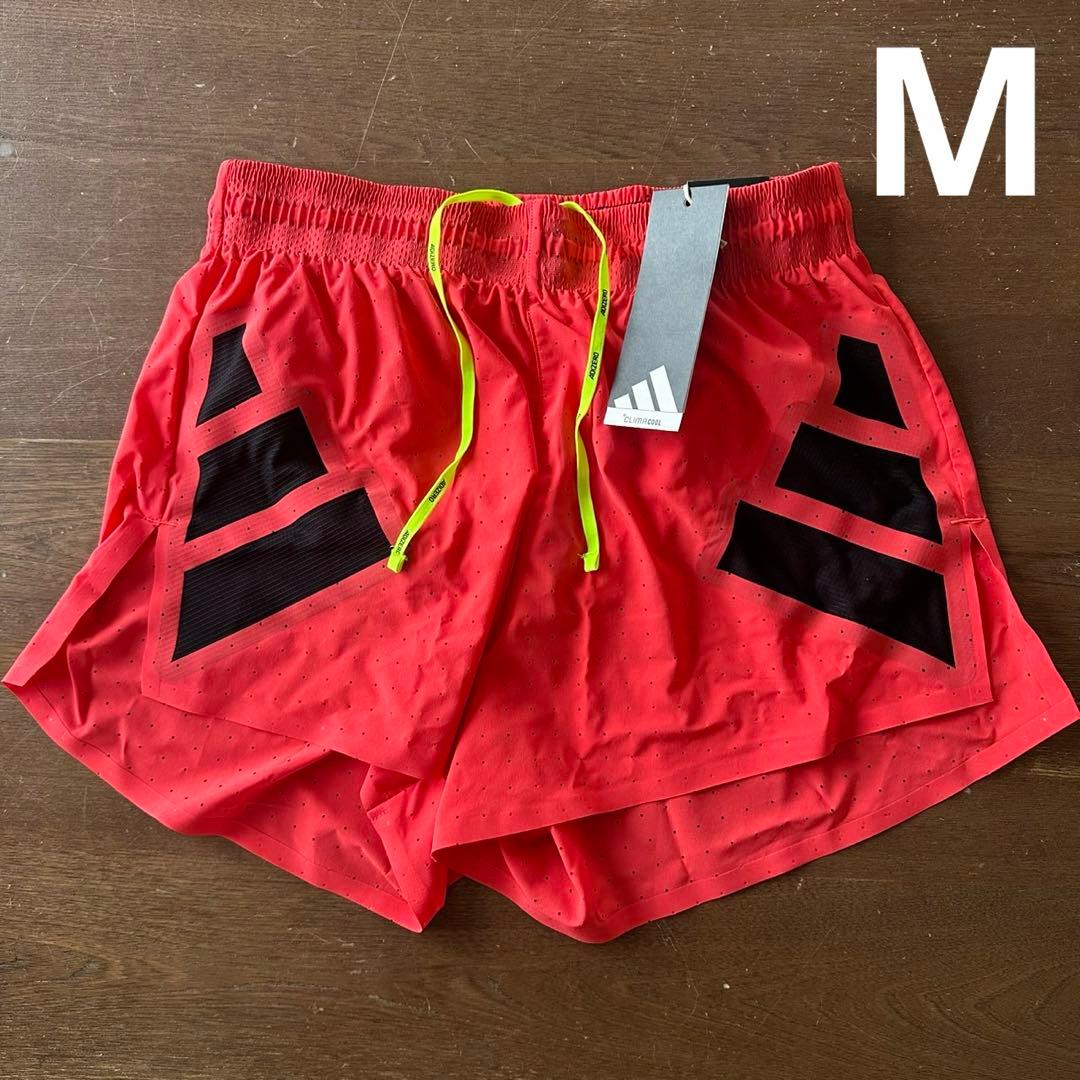 M 新品 アディダス アディゼロ スプリット ショーツ