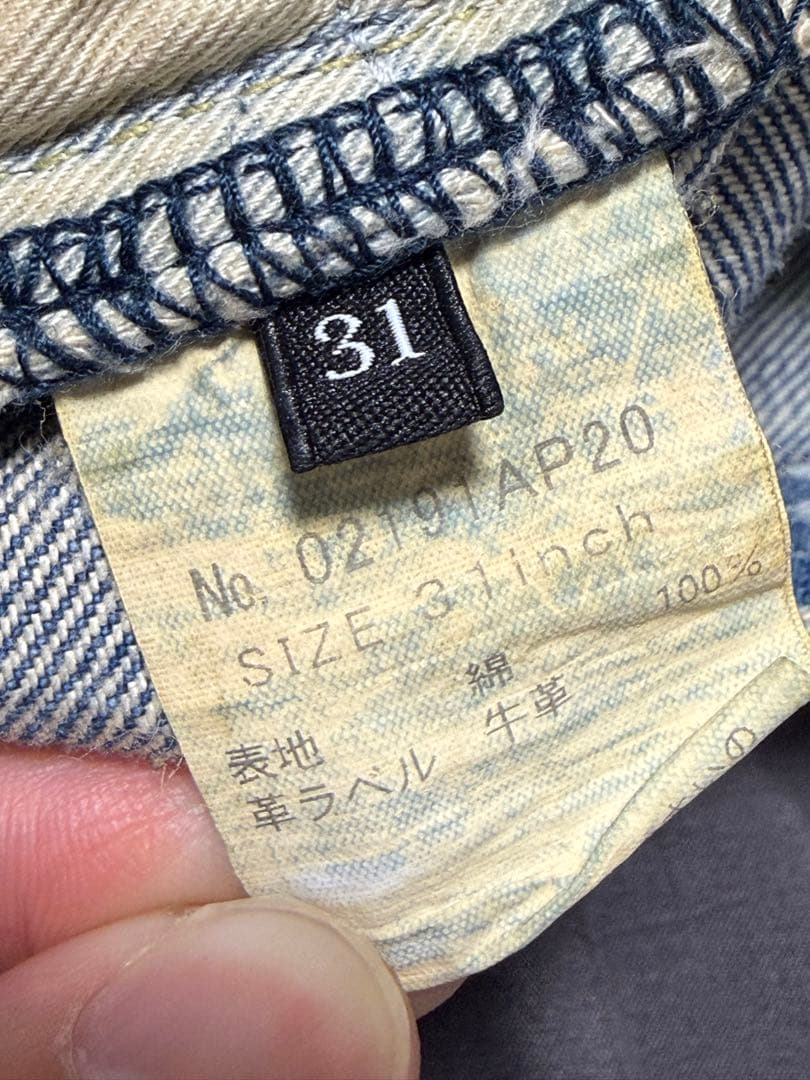 ヒステリックグラマー 19SS RWCLASH加工デニム　 31インチ【美中古】