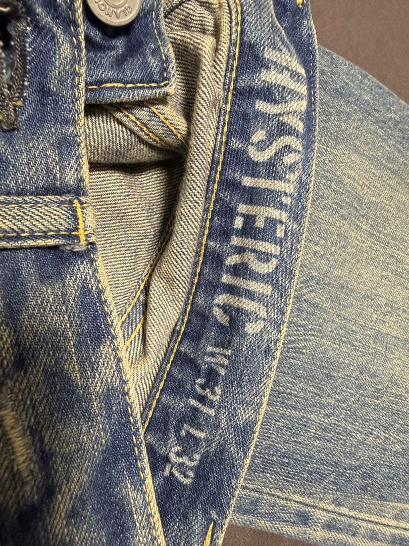 ヒステリックグラマー 19SS RWCLASH加工デニム　 31インチ【美中古】