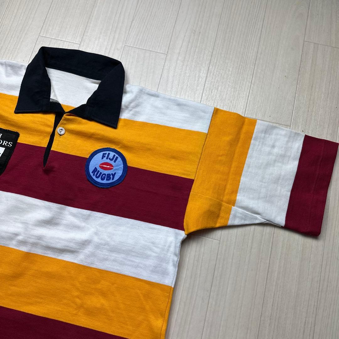 90sFiji Rugby Viti Warriorsヴィンテージラガーシャツ