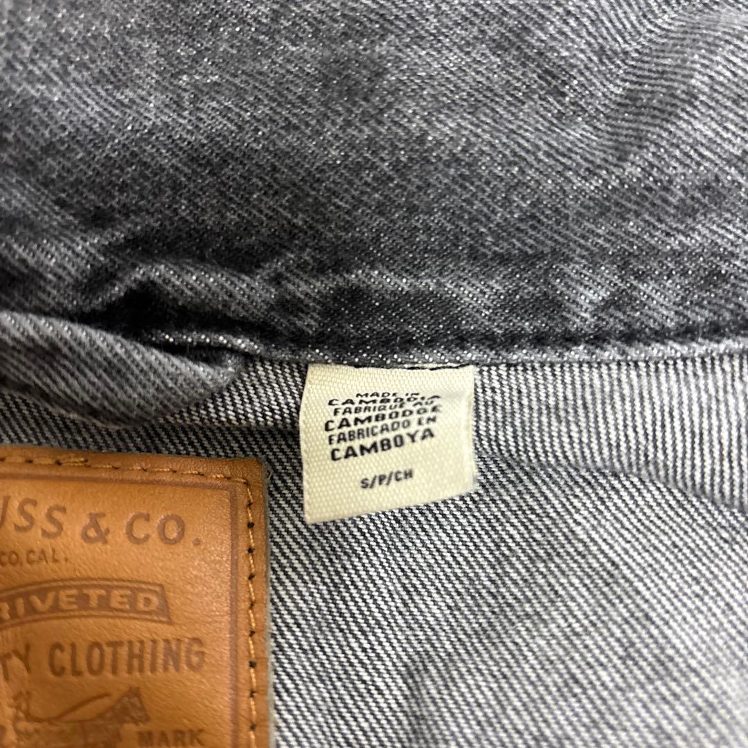 Levi's Premiumリーバイス・プレミアム　ブラックデニムジャケット　S
