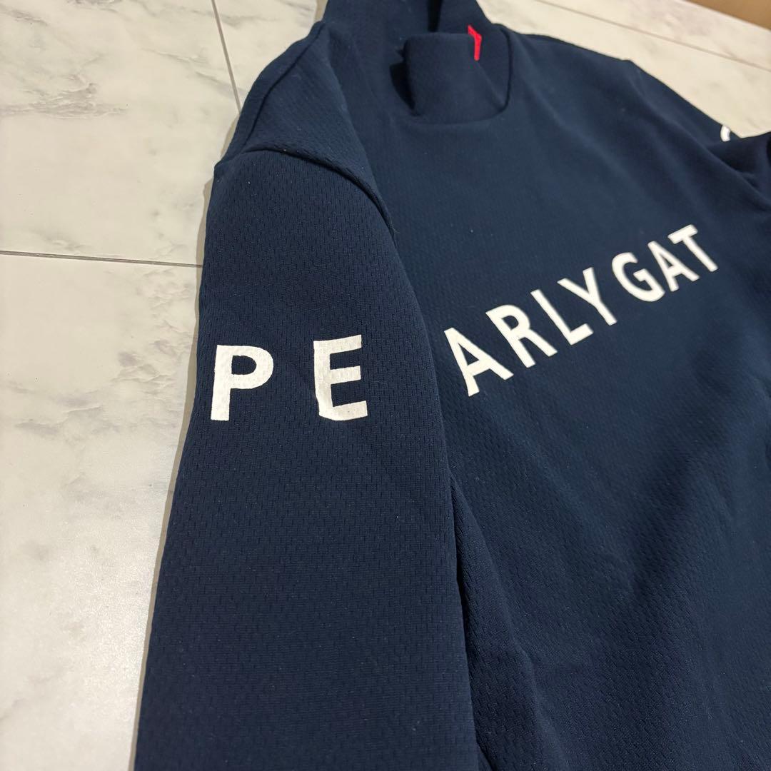 ♦︎ 美品 PEARLY GATES 長袖ウェア ５ モックネック ネイビー ♦︎