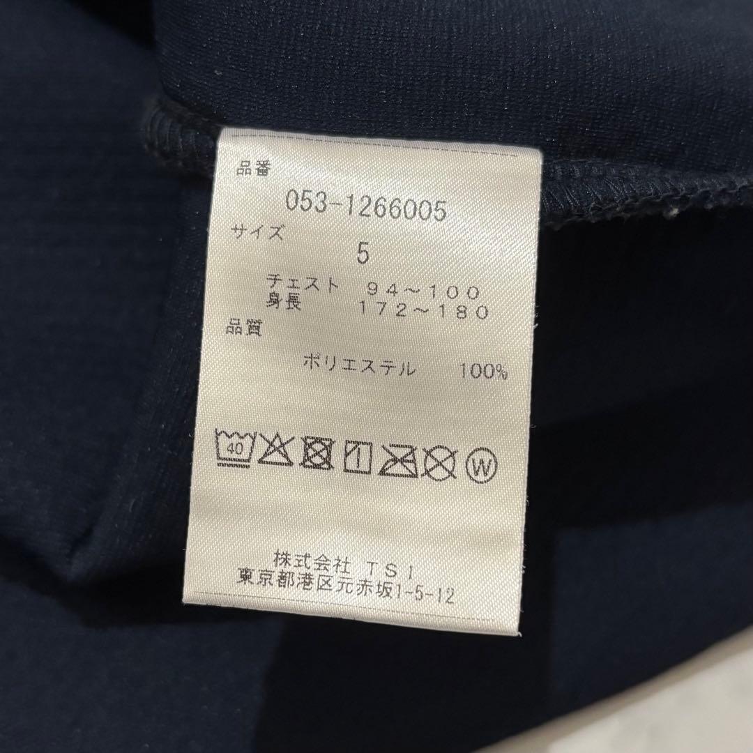 ♦︎ 美品 PEARLY GATES 長袖ウェア ５ モックネック ネイビー ♦︎