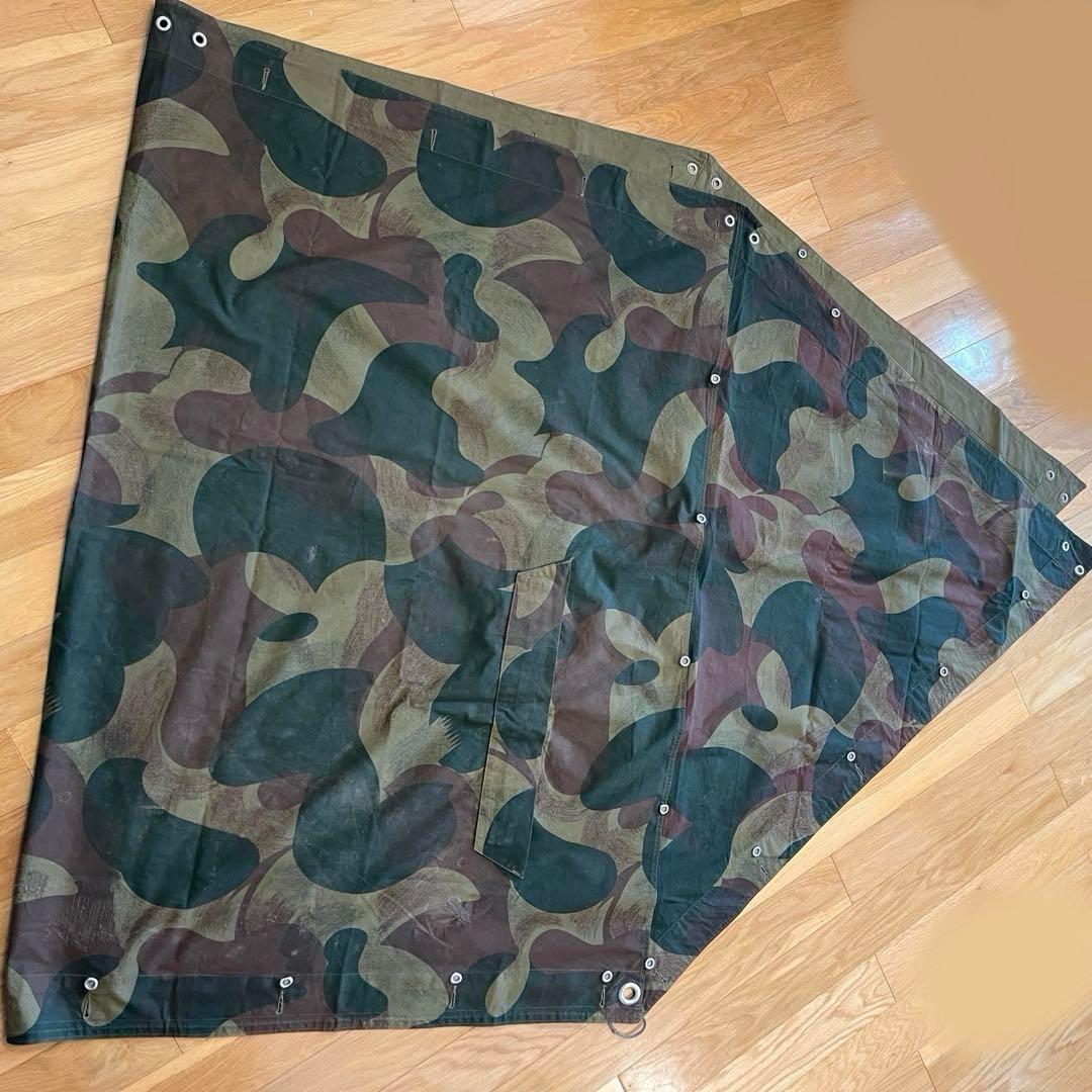 ベルギー 軍幕　m54 1枚USED 1956年製