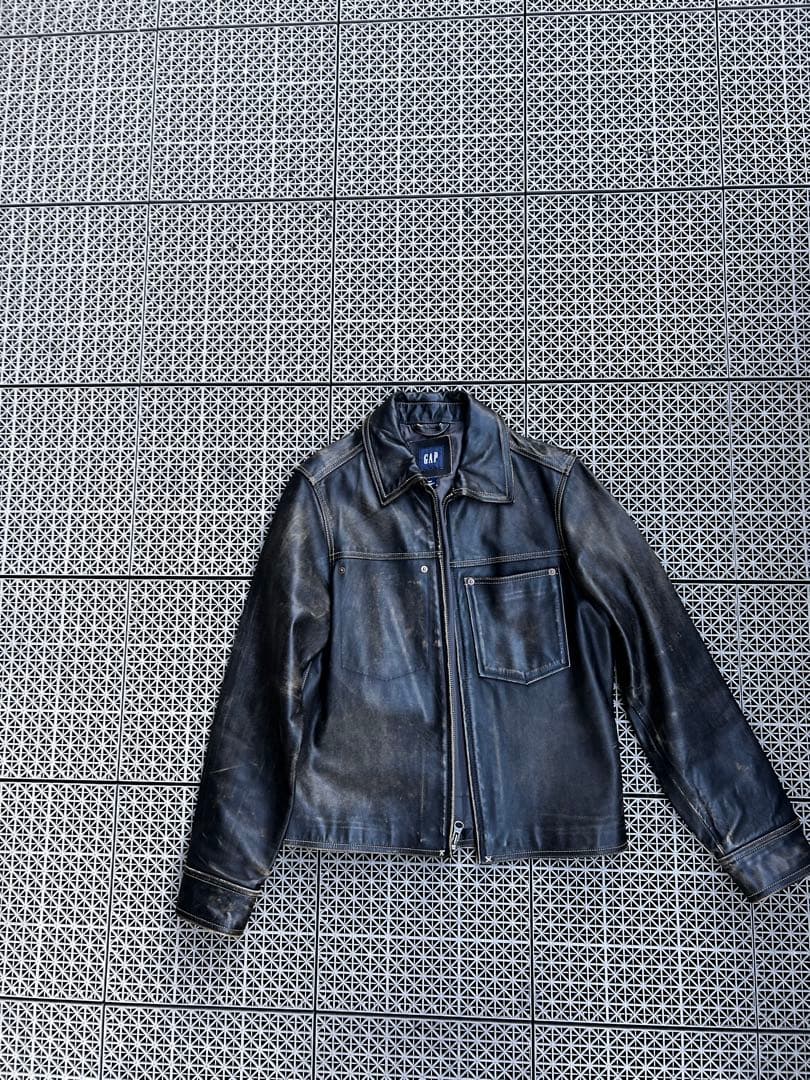 オールドGAP 90s レザージャケット S