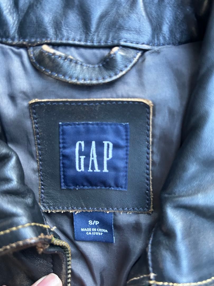 オールドGAP 90s レザージャケット S