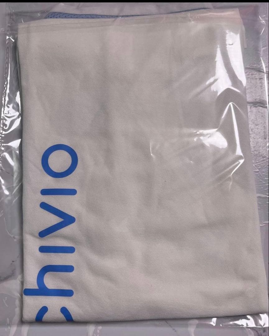 36 白ARCHIVIO ロゴプリント　UV 半袖　ポロシャツ未使用品