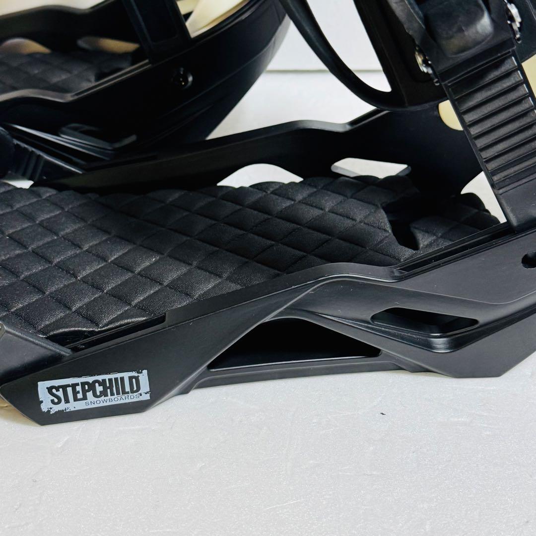 美品　MLサイズ　STEPCHILD スノーボード ビンディング ブラック
