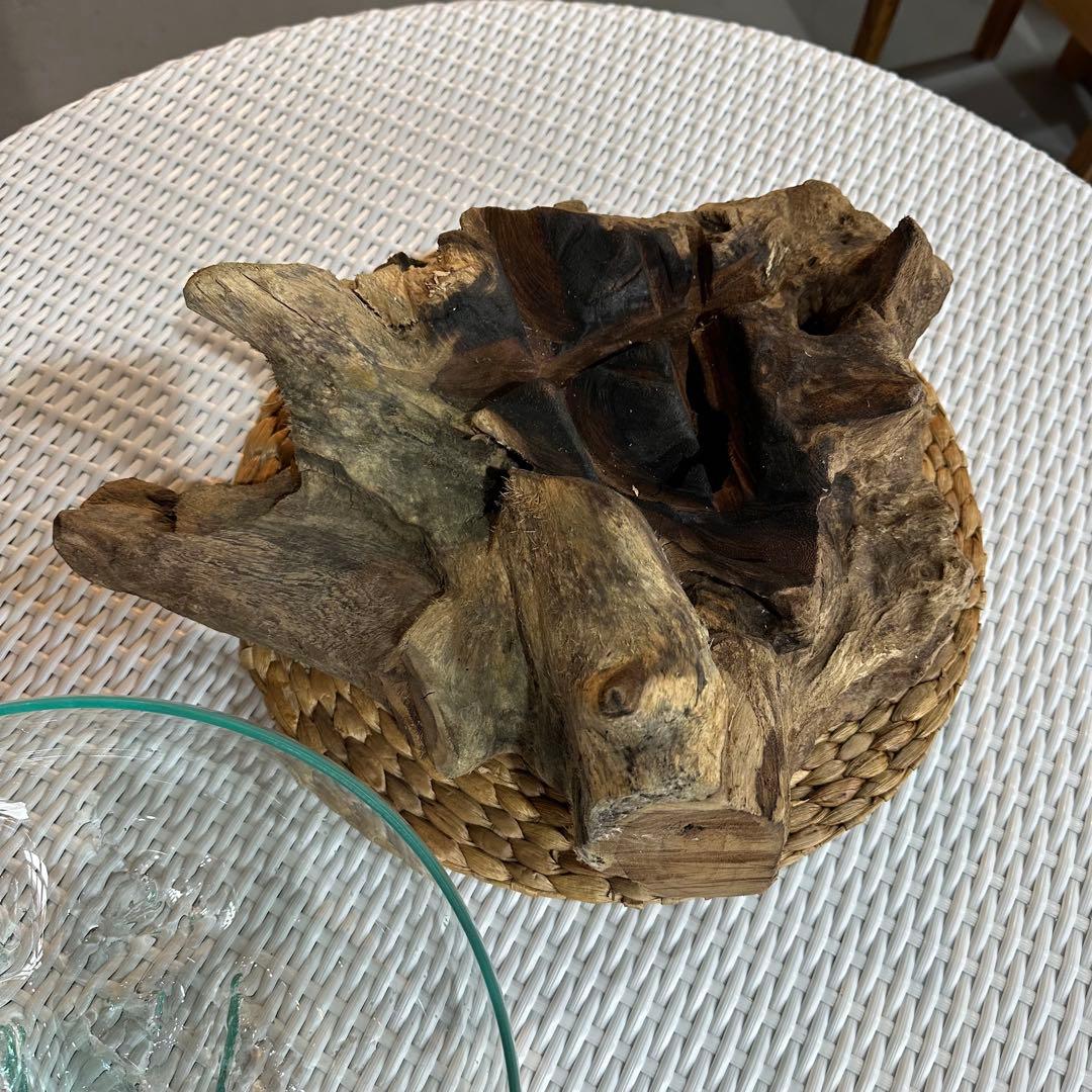 【訳あり】バリ島流木ガラスw40×d32×h20cm 通常33,000円がなんと