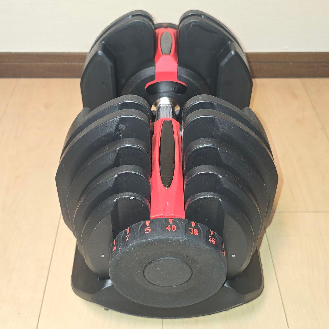 可変式ダンベル 5〜40kg 17段階 送料無料 ①/②
