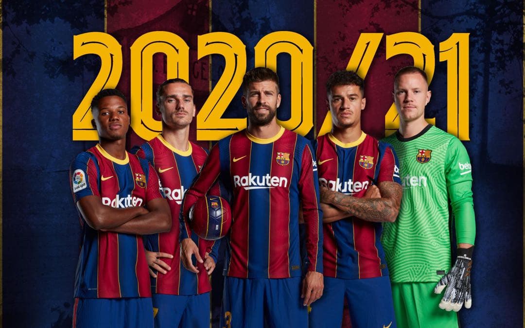 サッカー　バルセロナ 20/21 ユニフォーム 長袖ゴールキーパー
