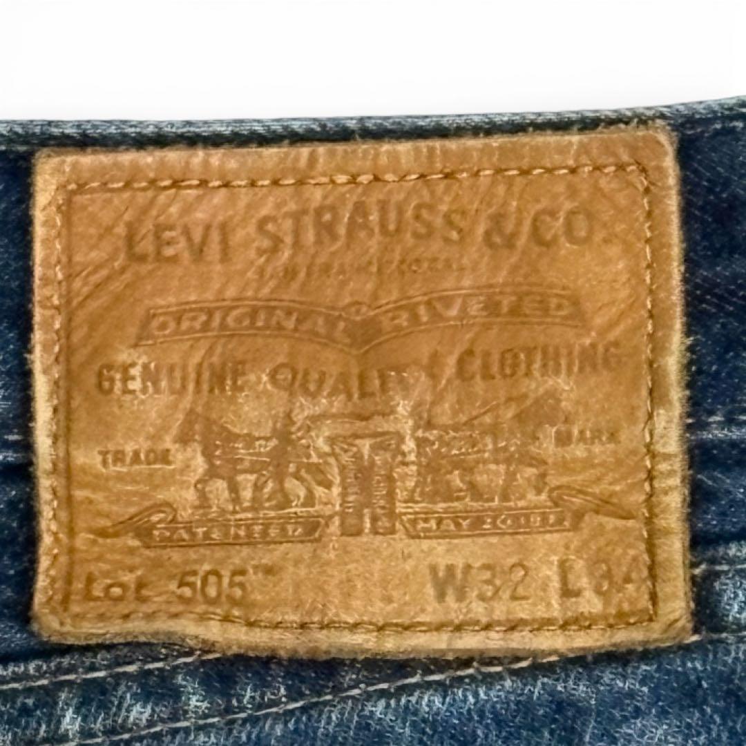【希少USA製】リーバイス 505 プレミアム BIG E W32 濃紺