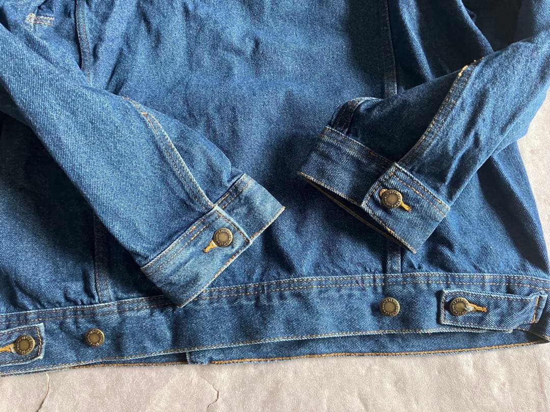 ラングラー デニムジャケット RUGGED WEAR XL 綿100% 濃紺