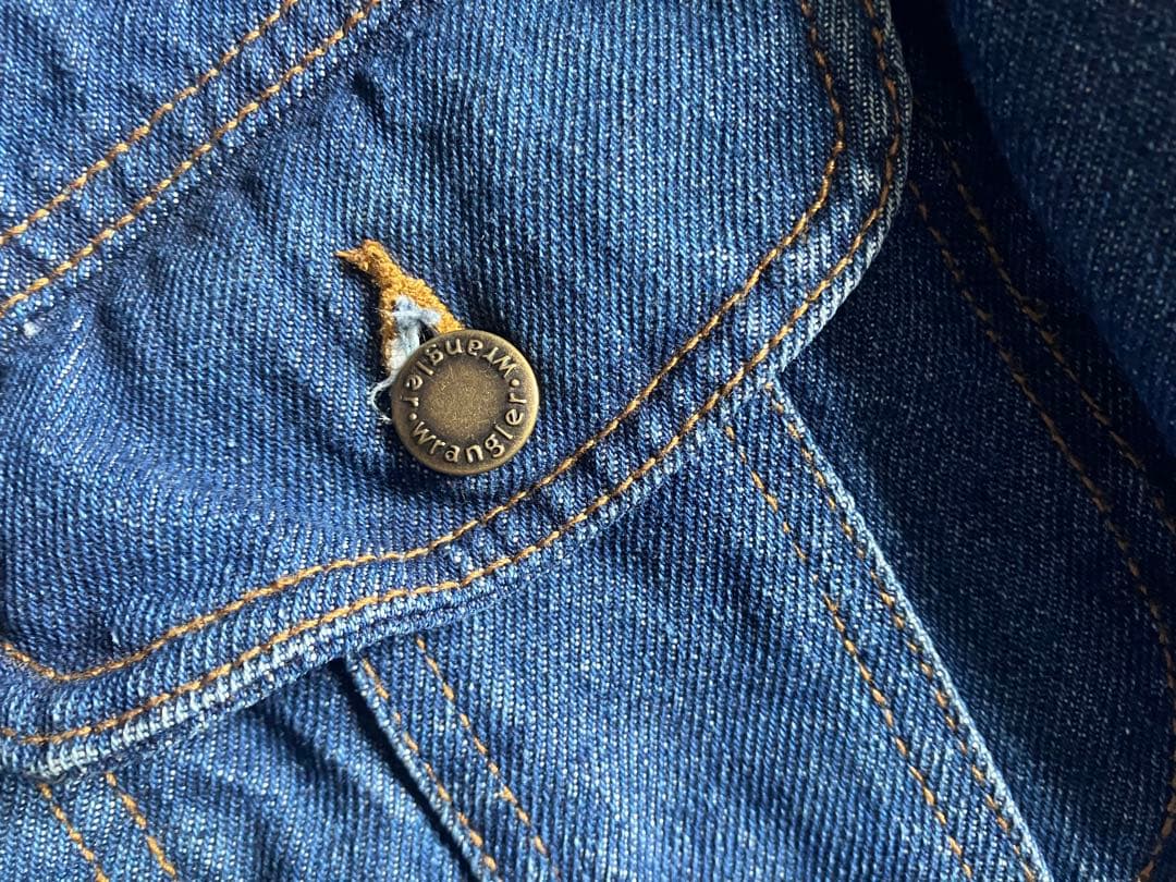 ラングラー デニムジャケット RUGGED WEAR XL 綿100% 濃紺