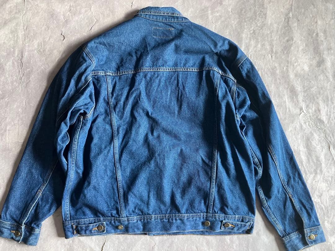 ラングラー デニムジャケット RUGGED WEAR XL 綿100% 濃紺