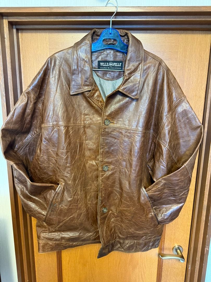 PELLE PELLE ブラウンレザージャケット