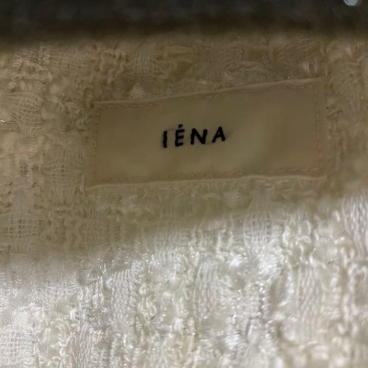 IENA イエナ ツイードジャケット ホワイト