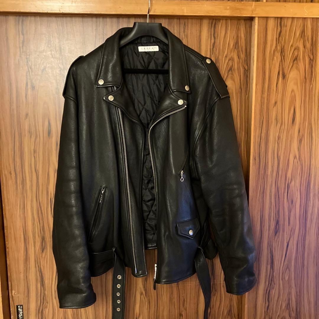 奈良裕也着用 同型同色　希少品　LABRAT ビッグ　ライダース