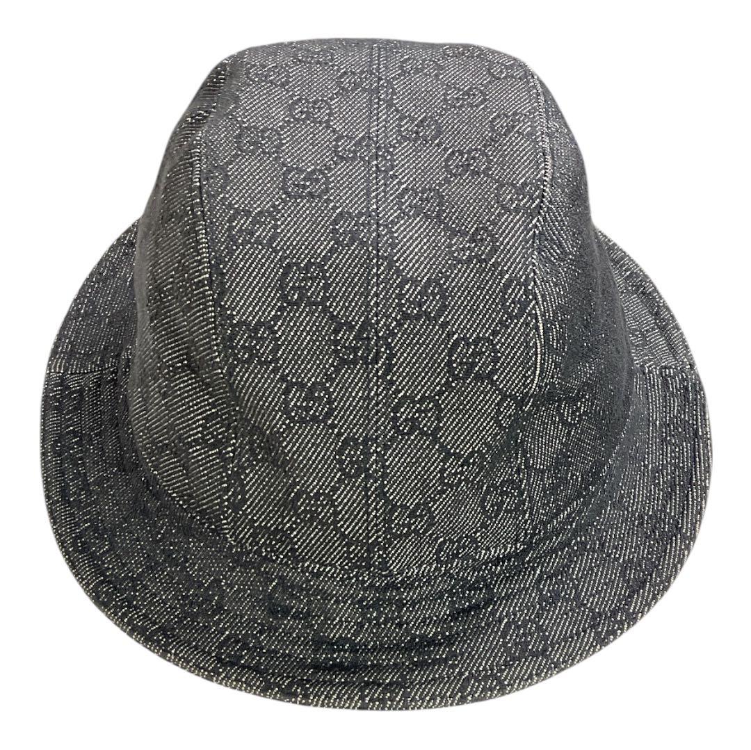 GUCCI　グッチ　GGキャンバス　バケットハット　サイズL　ユニセックス